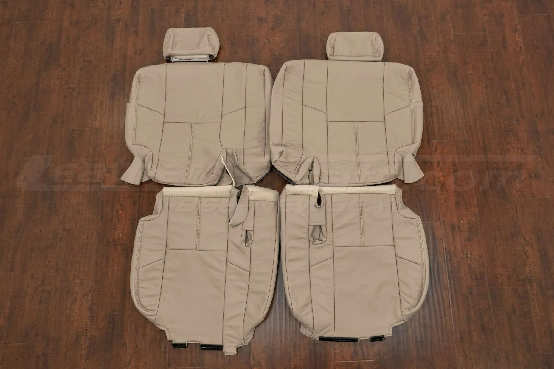 Chevy Suburban Leather Seat Kit - Ivory - Third row upholstery