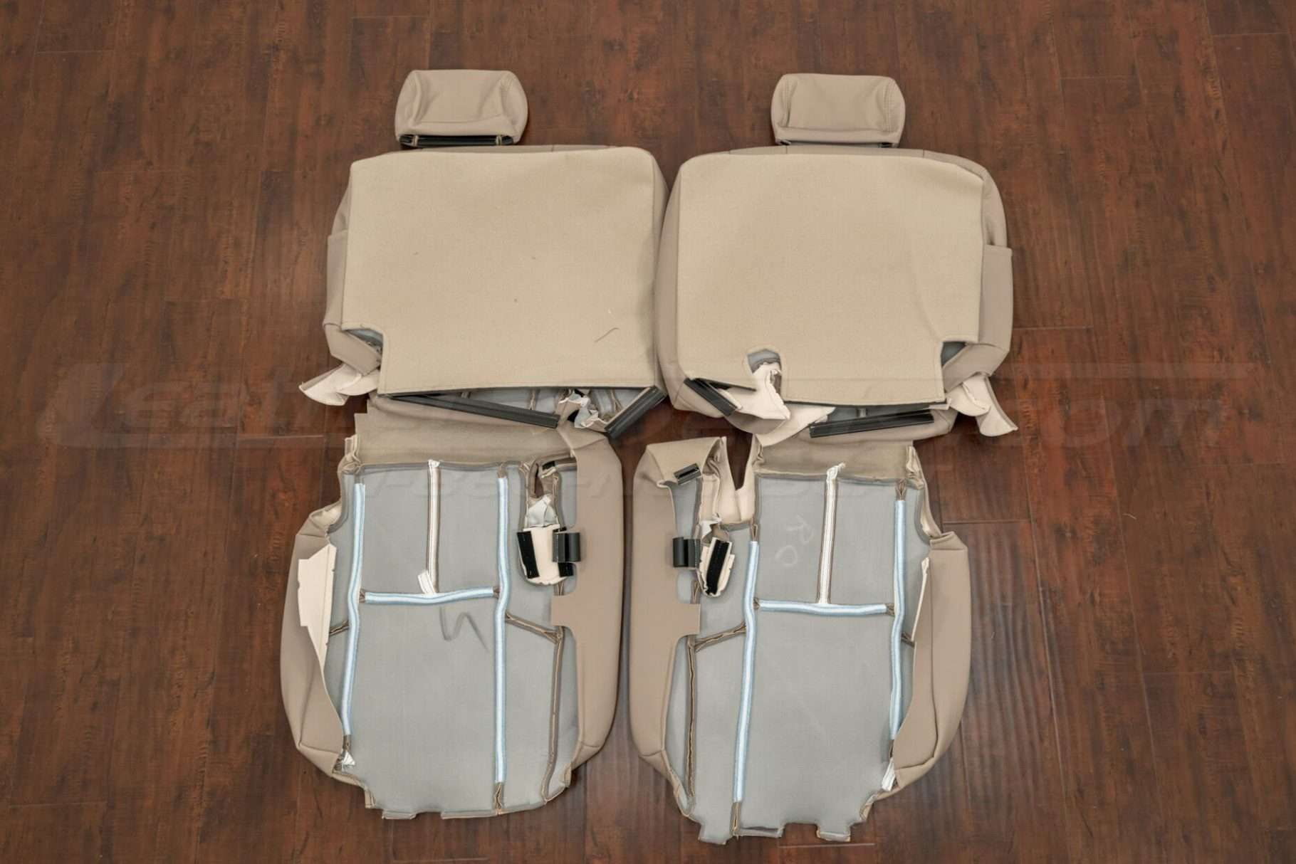 Back view of third row upholstery