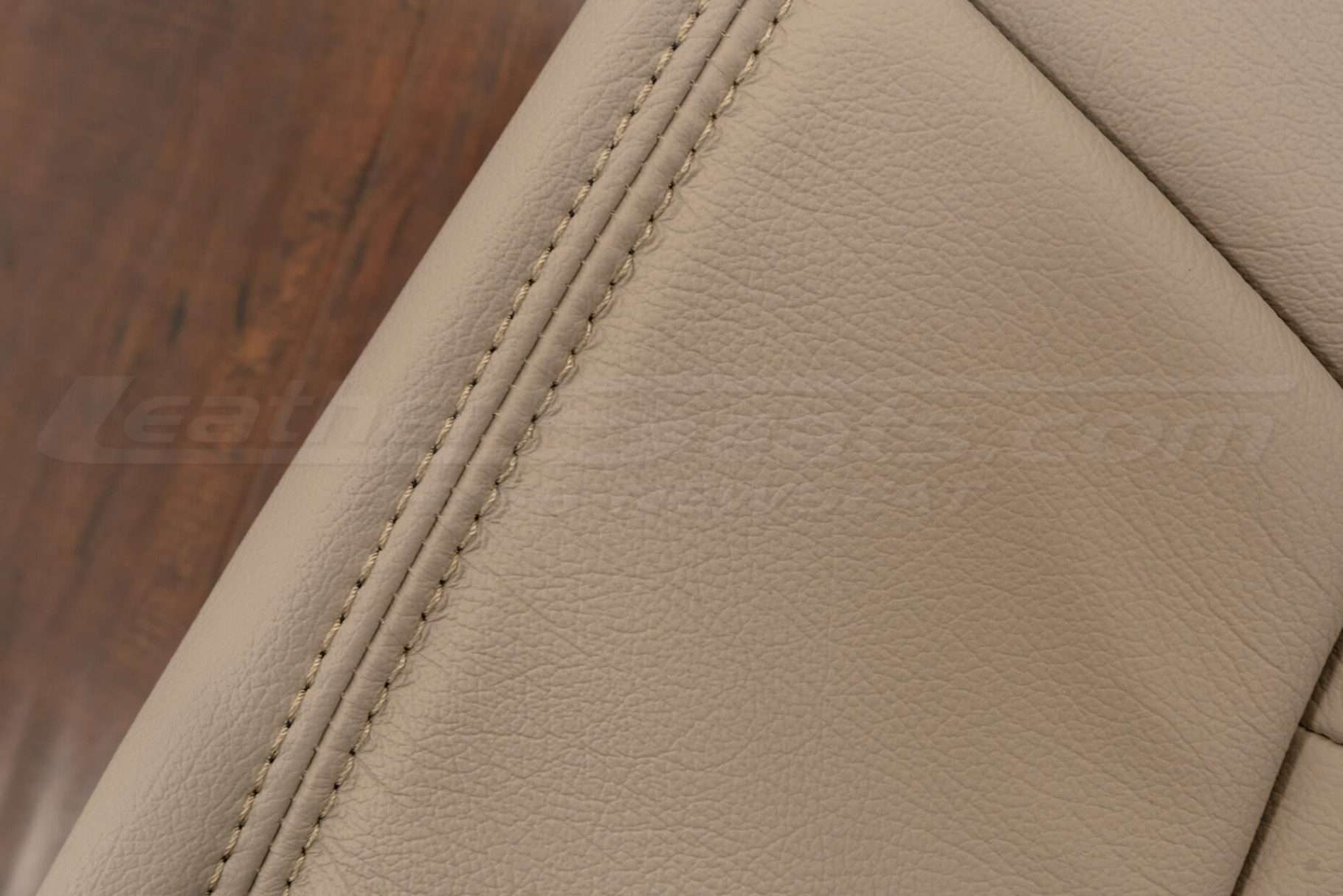 Matching Ivory double-stitching