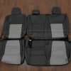 2021-2023 Ford F-150 Leather Seat Kit - Black/Stone - Rear seat uphlstery