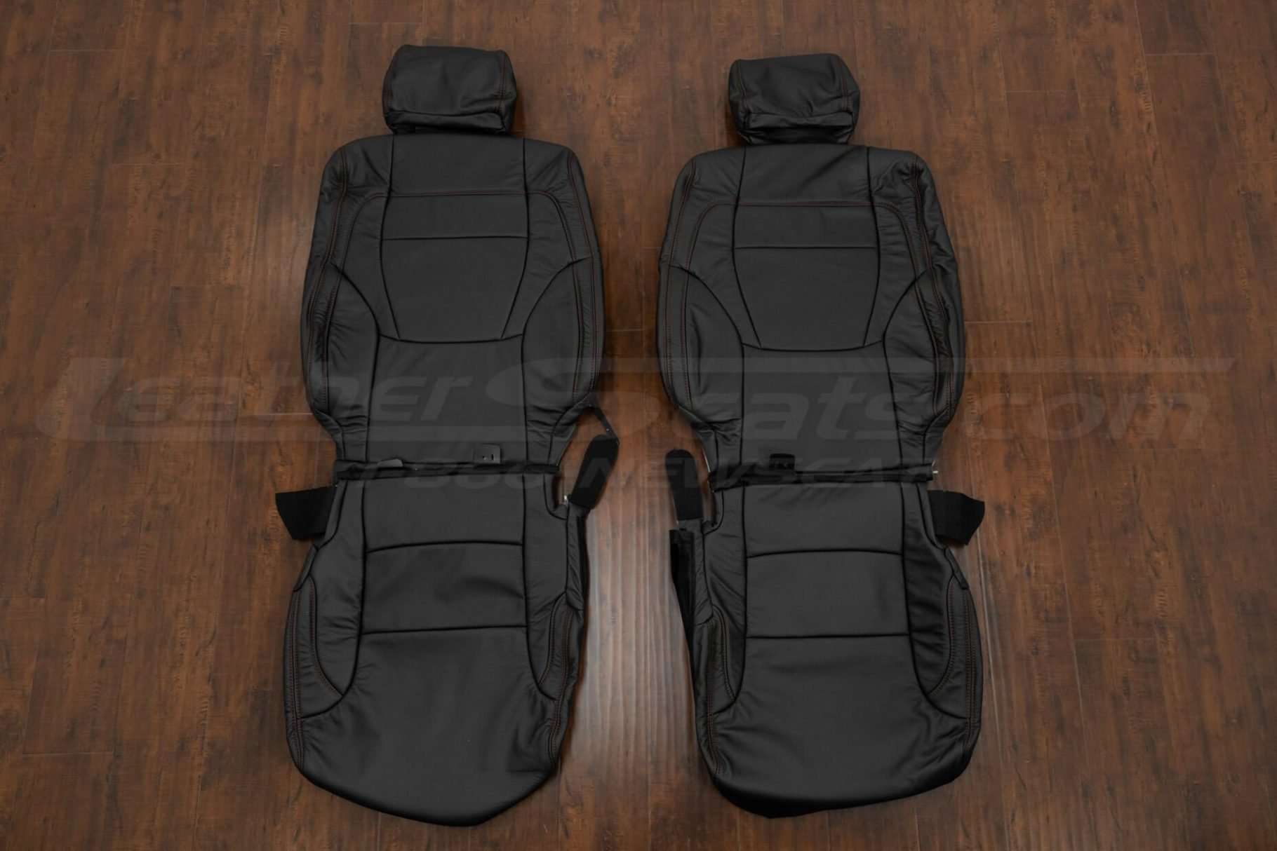 2022-2023 Toyota Tundra CrewMax Leather Seat Kit - Black - Front seat upholstery