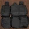Leather Seat Kit for Toyota Tundra in Black - Rear seat upholstery