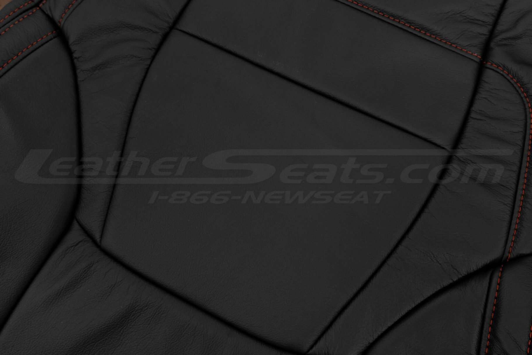 Backrest insert leather texture