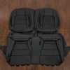 Ford Mustang Leather Seat Kit - Black with perforation - Rear seat upholstery