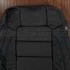 Upper section of backrest upholstery