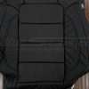 Perforated Combo section of front backrest