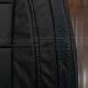 Pacific double-stitching on Black leather