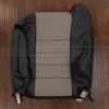 Two-Tone Hummer Backrest upholstery - Black & Bristol