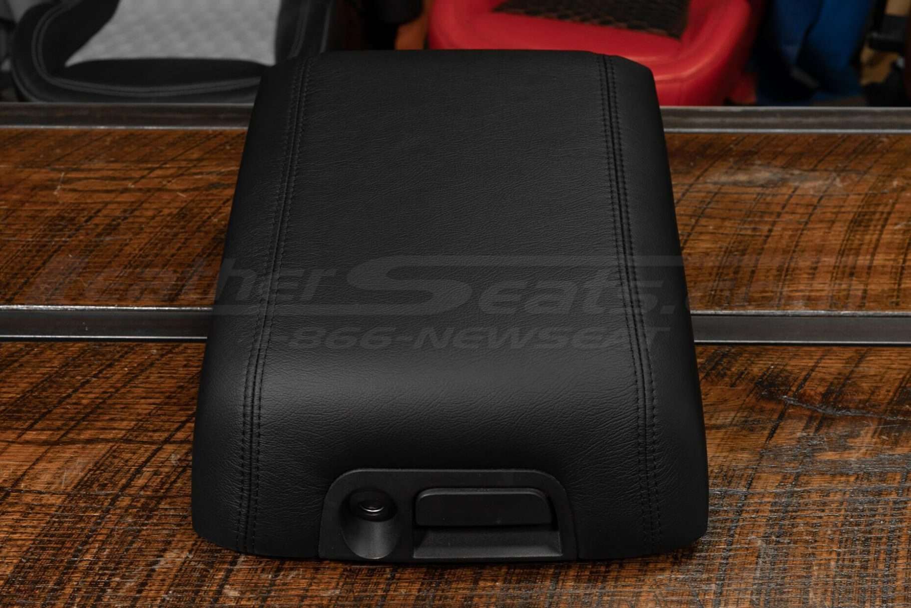 Leather console lid cover for 2011-2016 Ford SuperDuty