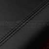 Matching Black stitching on console lid cover