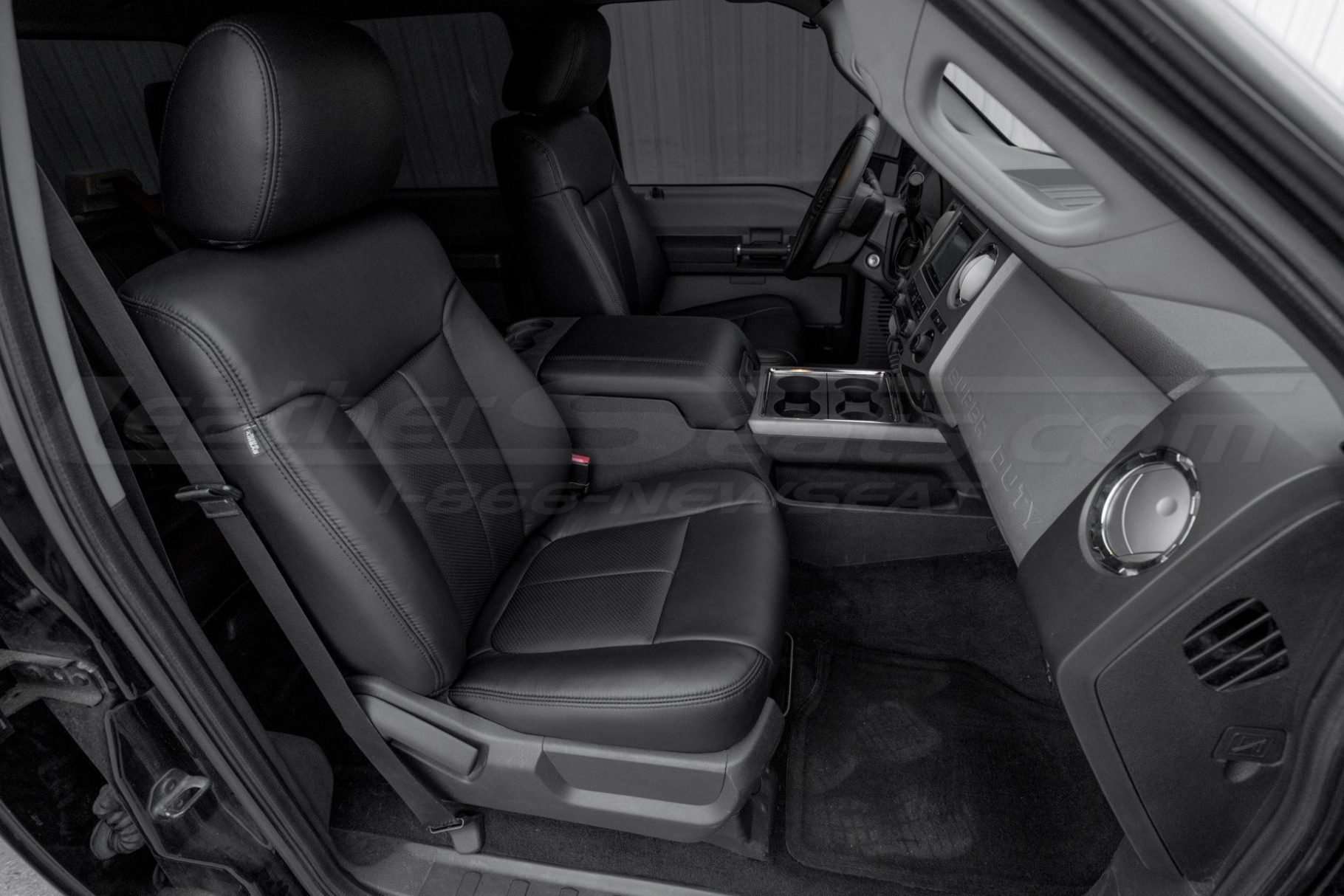 2011-2016 Ford SuperDuty with installed LeatherSeats.com Upholstery