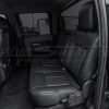 Leather rear seats for Ford F-250/350/450 in Black