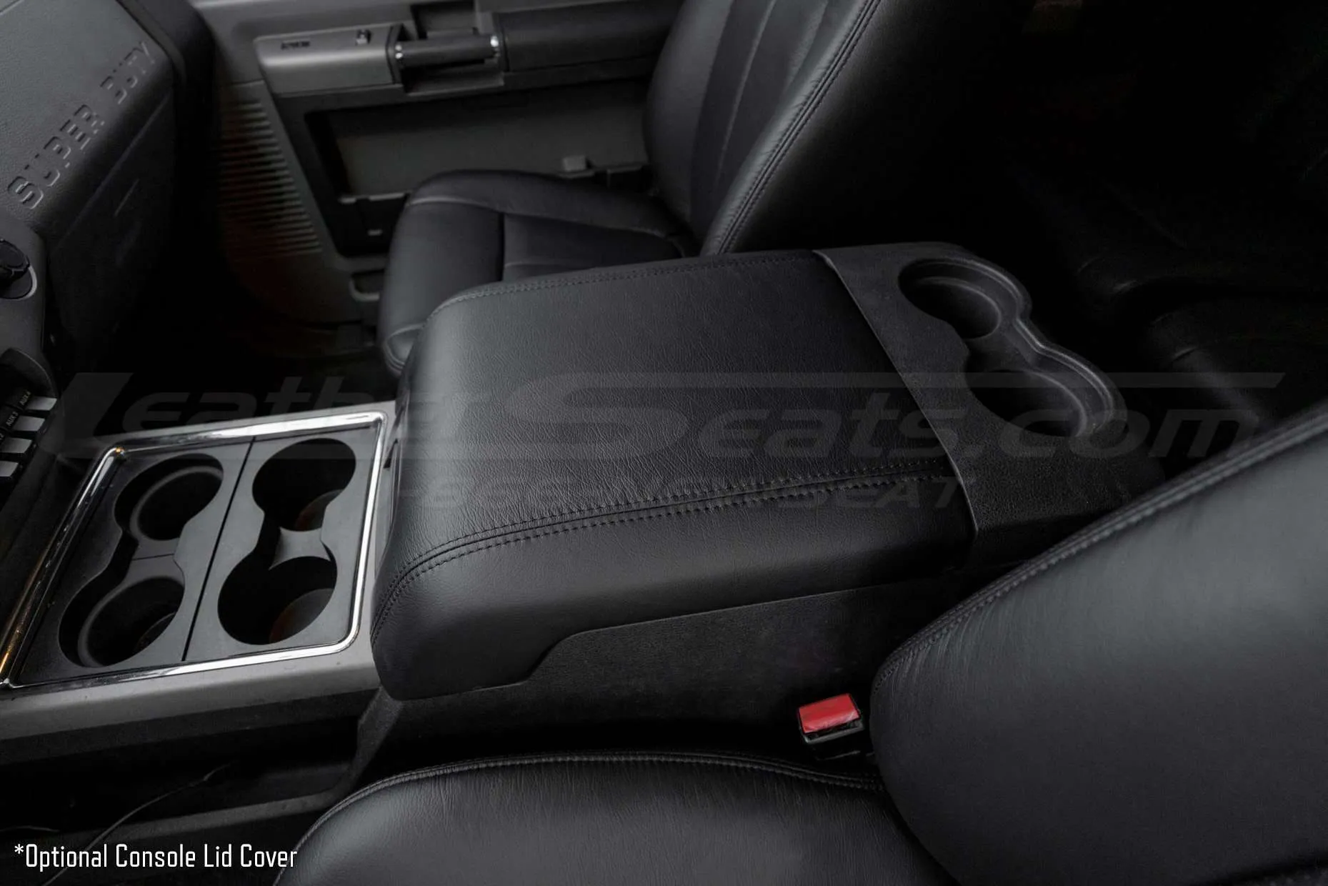 Optional Console Lid Cover in Black