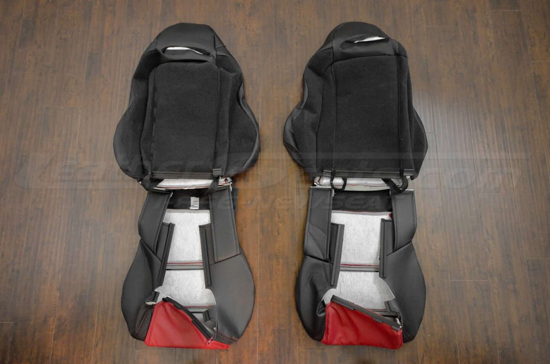 Front seat upholstery Flipped