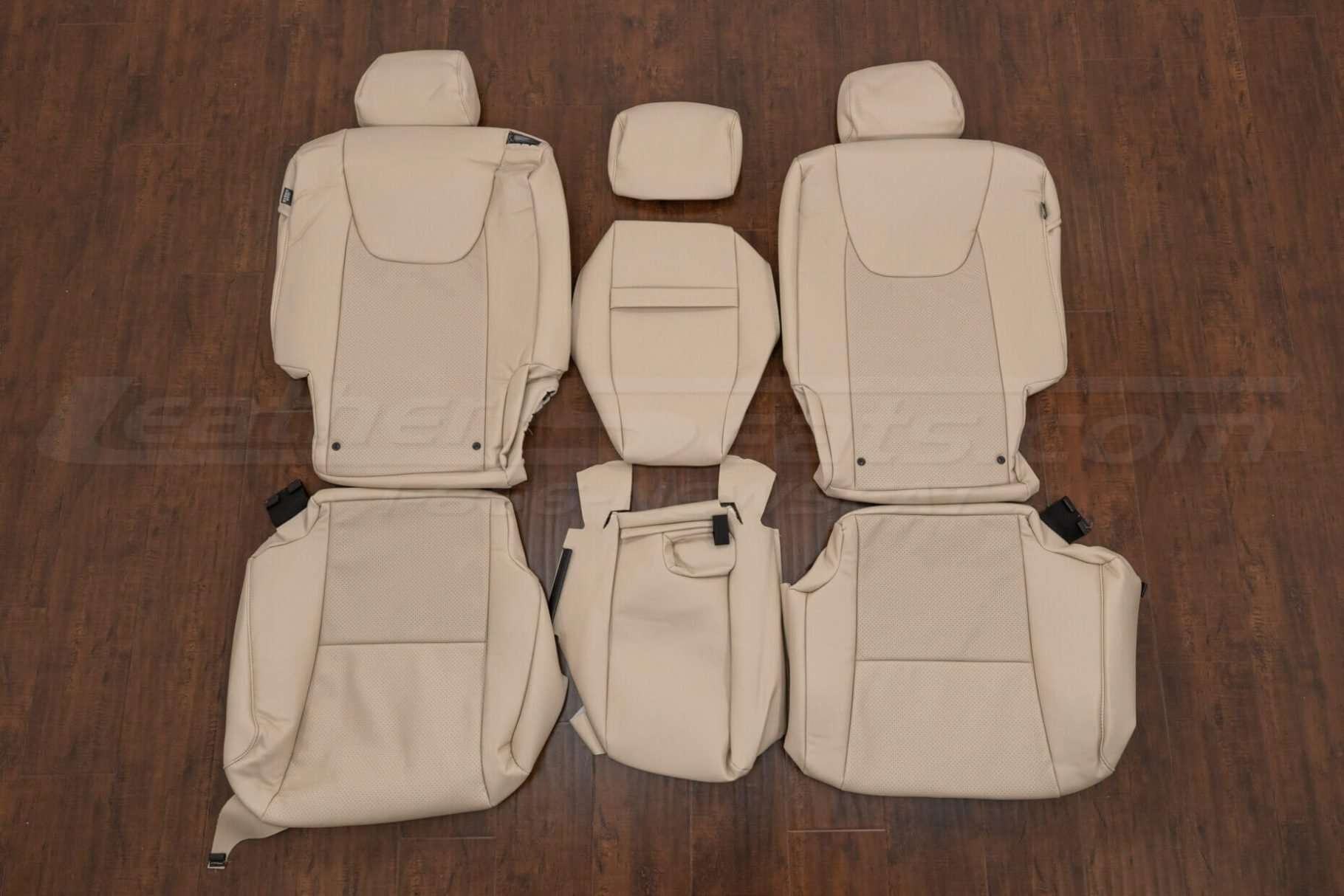 Lexus RX350 Leather Sat Interior Kit - Vanilla - Rear seat upholstery
