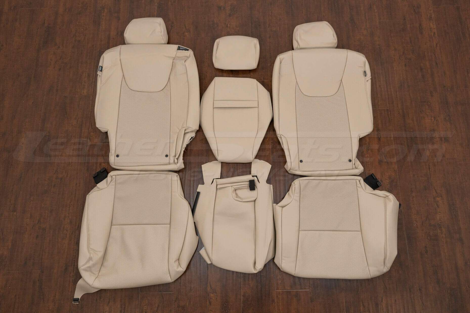 Lexus RX350 Leather Sat Interior Kit - Vanilla - Rear seat upholstery