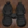 2018-2021 Honda Accord Sedan Leather Seat Kit - Black - Front seat upholstery w/ Console Lid Cover