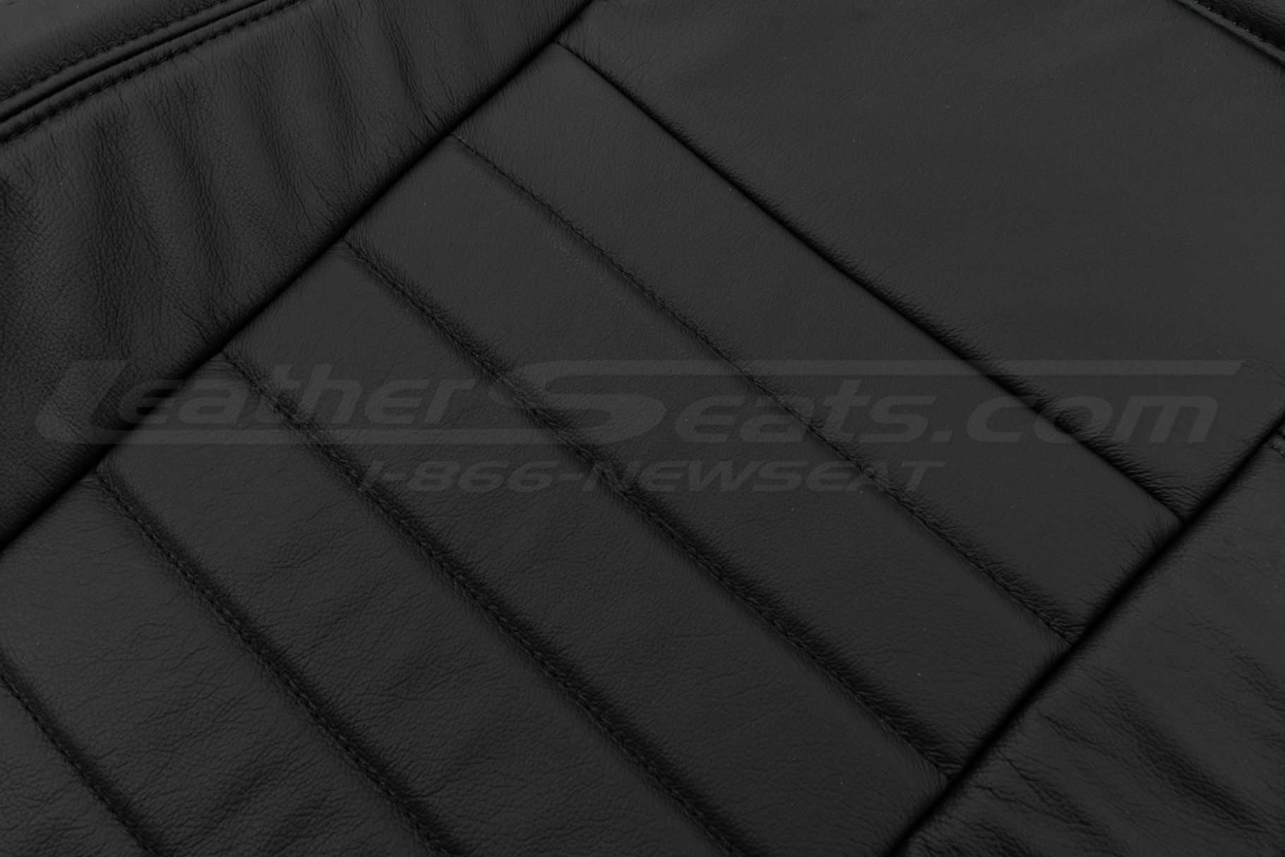 Backrest insert section leather texture