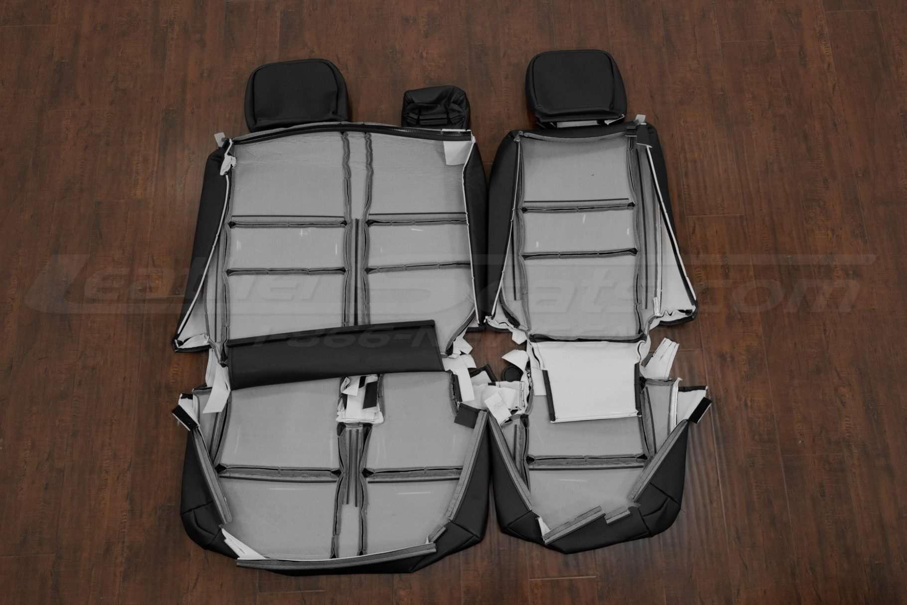 Back view of third row upholstery