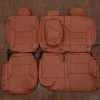 Toyota Tundra Leather Seat Interior Kit - Mitt Brown - Rear seat upholstery w/ Armrest