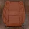 Mitt Brown leather backrest with Perforated Body