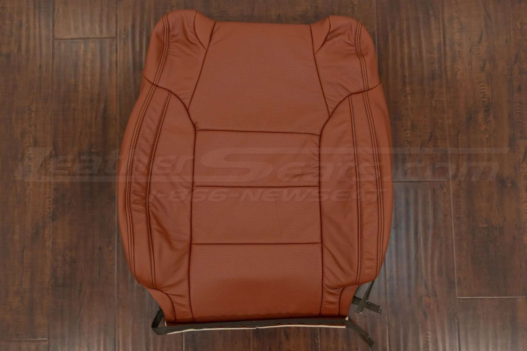 Mitt Brown leather backrest with Perforated Body