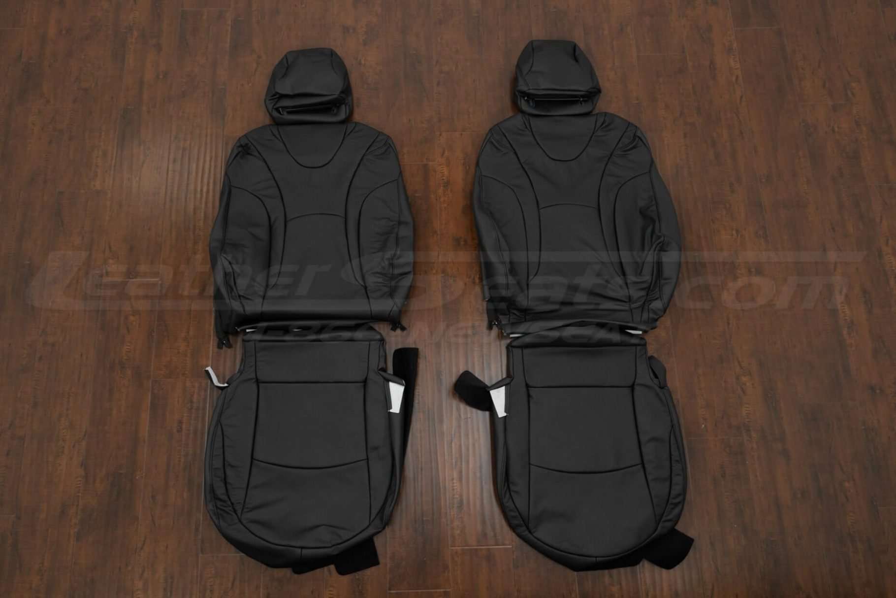 2012-2019 Toyota Prius Leather Seat Interior Kit - Black - Front seat upholstery