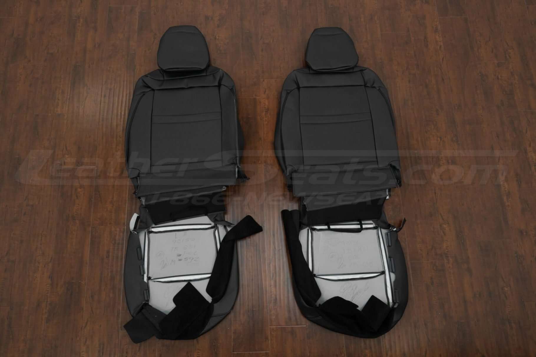 Front seat upholstery - flipped