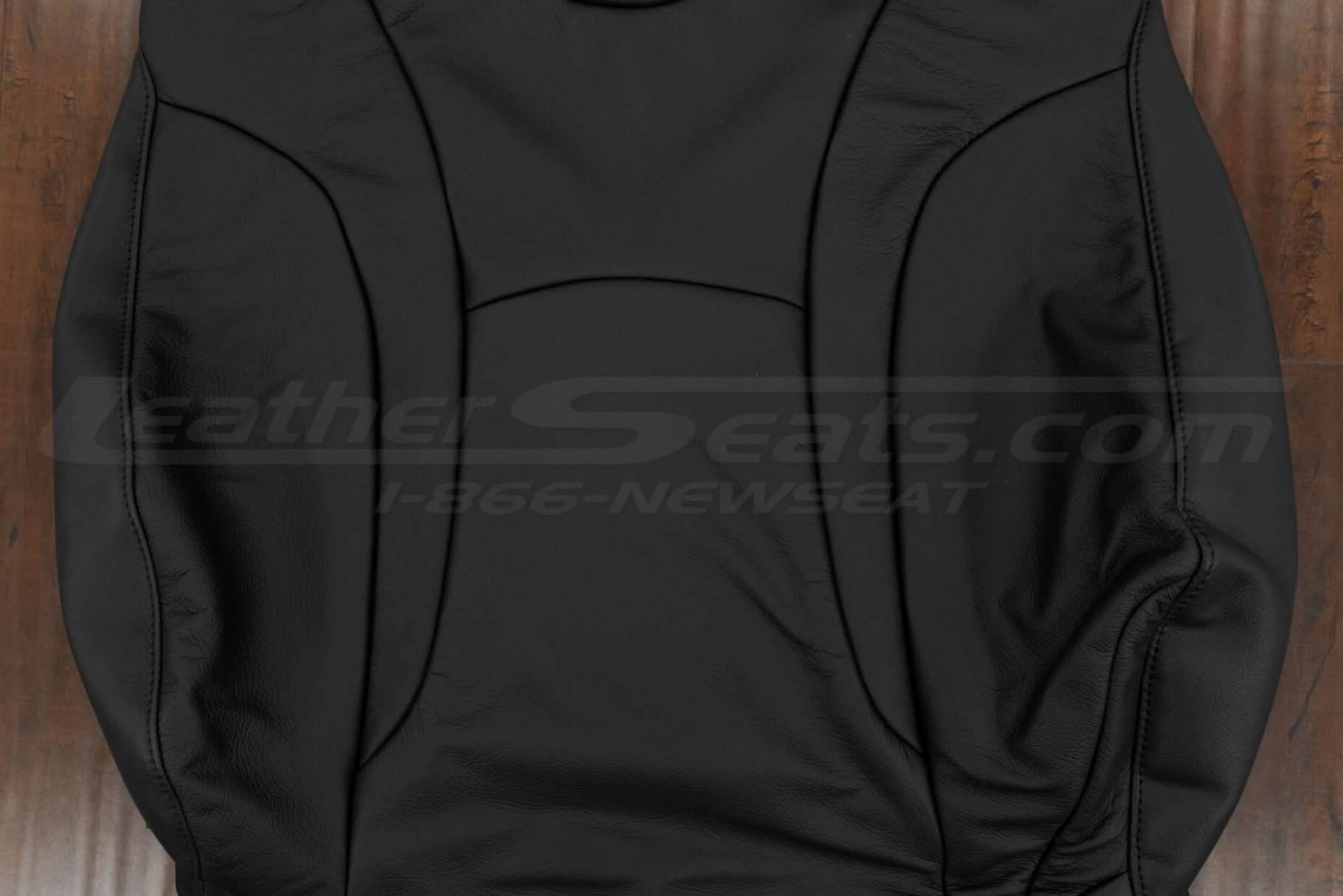 Insert section of backrest upholstery