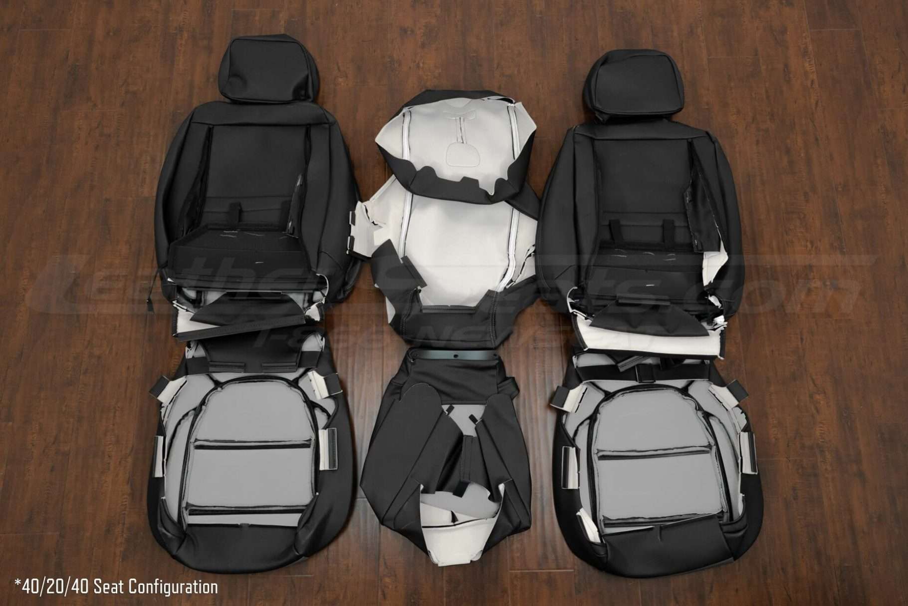 Back view of 40/20/40 seat configuration