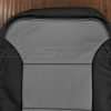 Upper section of front backrest