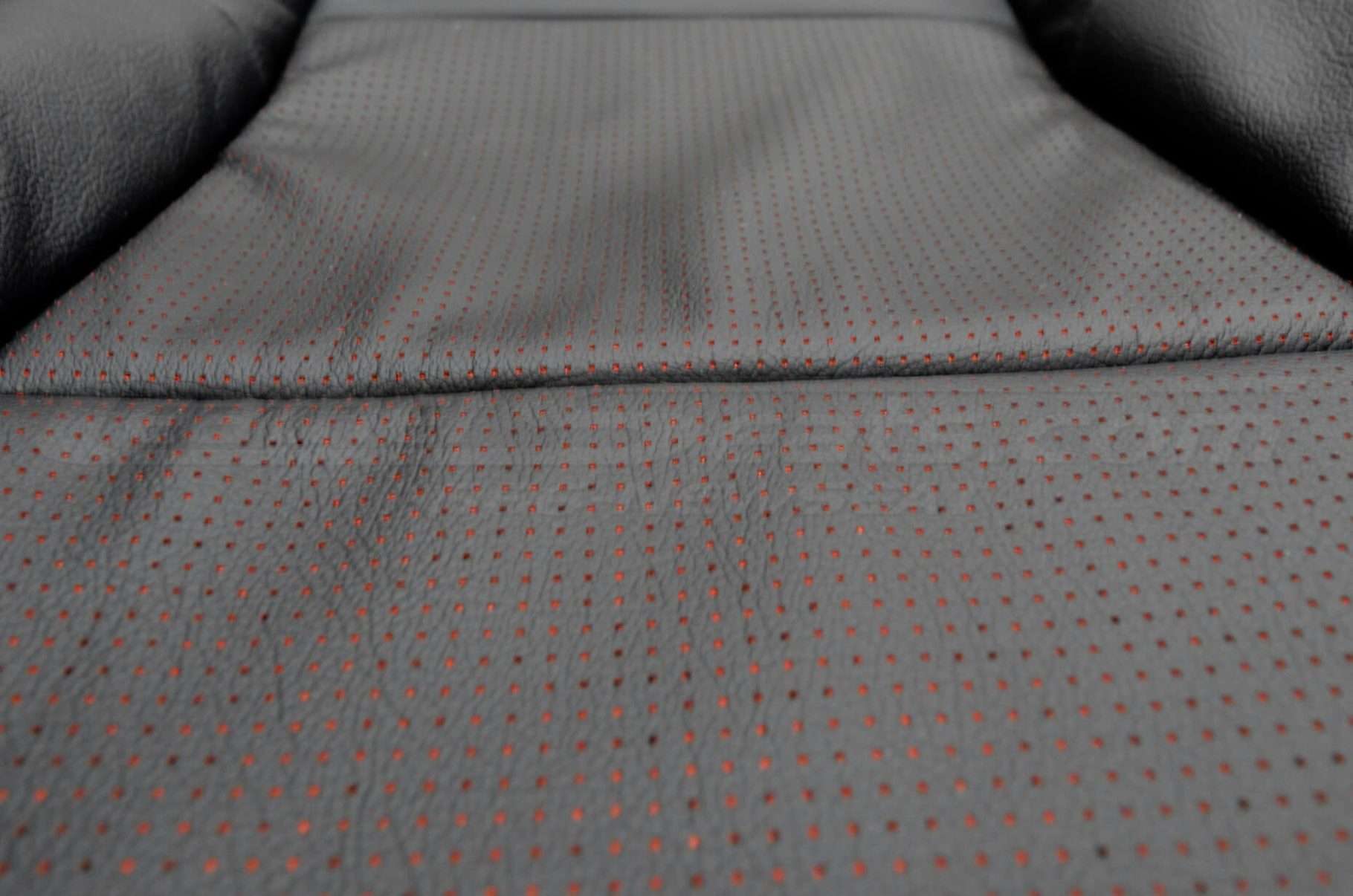 Piazza Red Perforation close-up