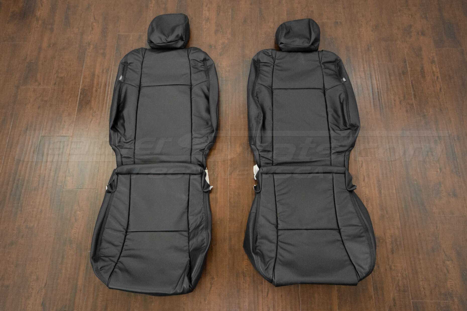 Black 2012-2015 Toyota Tacoma Leather Seat Upholsery Kit - Front seats