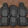 Ford Expedition Leather interior kit - Black/Graphite - Middle row split upholstery