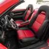 2003-2008 Chevrolet SSR with installed Black and Bright Red leather seats