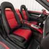 Installed leather seats in Black and Bright Red for Chevy SSR Convertible