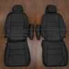 2010-2011 Honda CR-V Leather Seat Interior Kit - Black - Front seat upholstery w/ Armrests