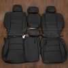 2011 Honda CR-V SUV Leather Interior Kit - Black - Rear seat upholstery with Armrest