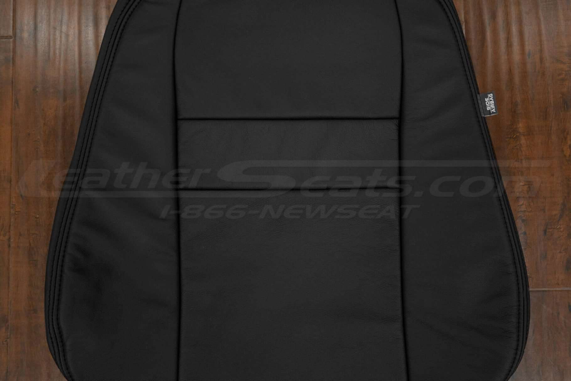 Insert section of leather texture