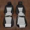 Front seat upholstery flipped