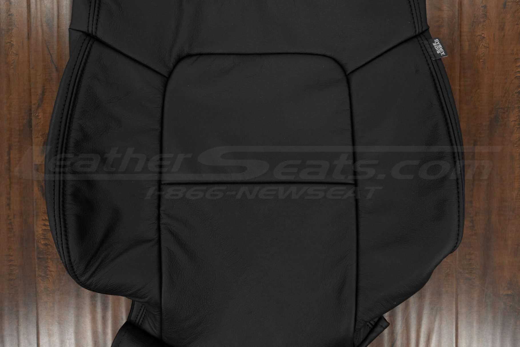 Insert sction of leather backrest