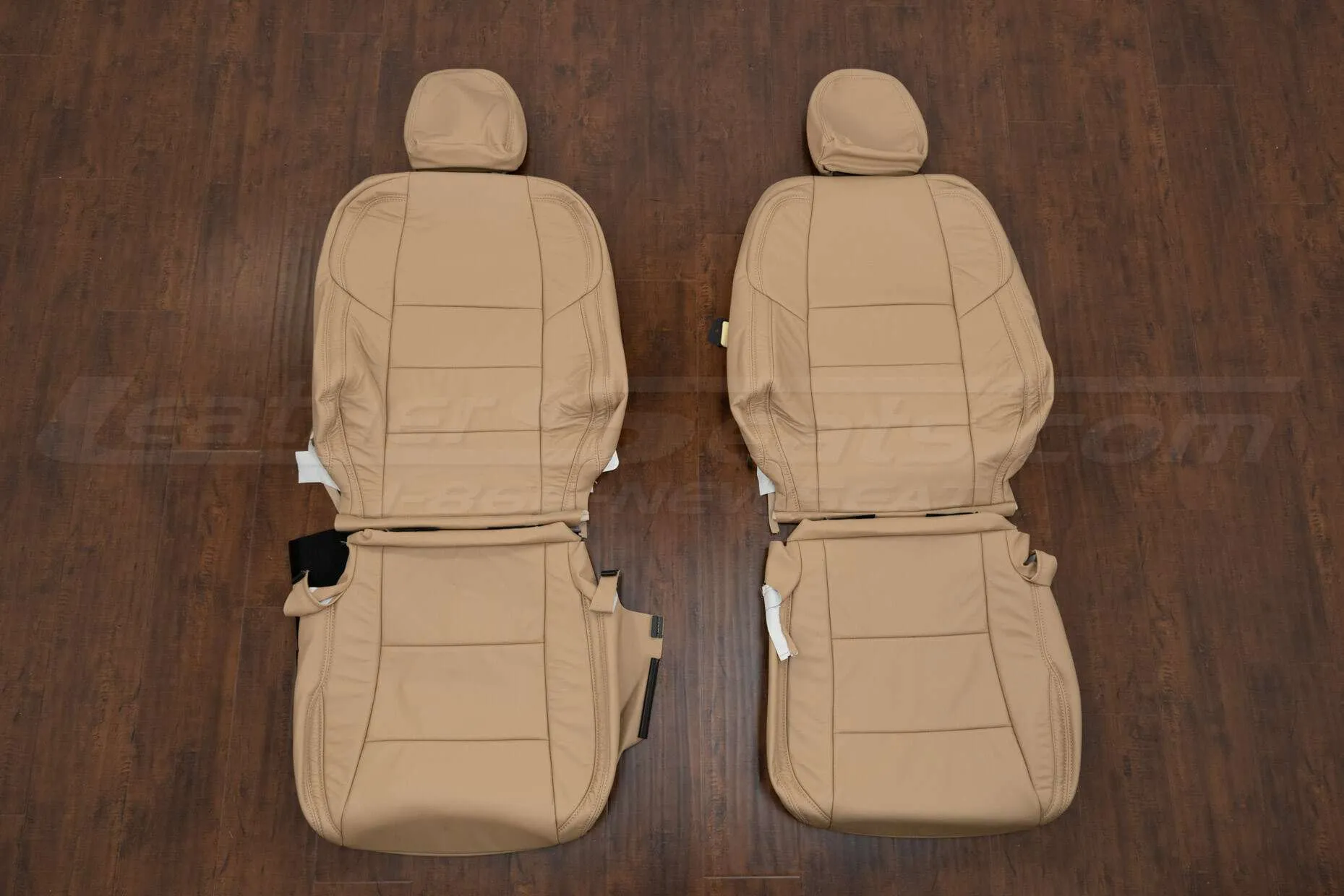 2013-2018 Toyota RAV4 SUV Leather Seat Upholstery Kit - Bisque - Front seat upholstery