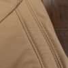 Double-stitched seams in Bisque