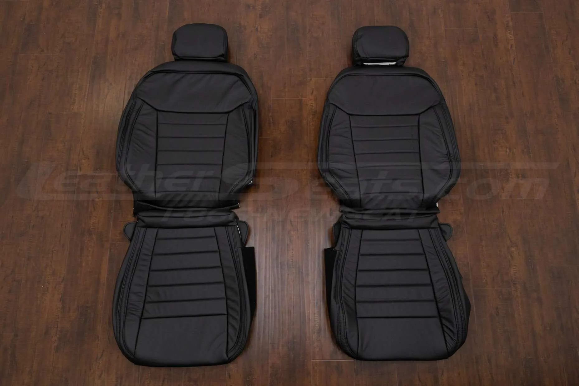 2019-2022 Ford Ranger Leather Seat Interior Kit - Black - Front seat upholstery