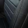 Contrasting double-stitching in Frost - Bolster close-up