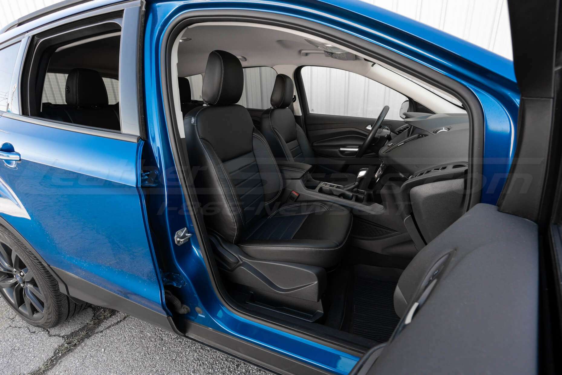 Passenger Side Ford Escape with installed Two-Tone leather seats