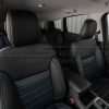 Front backrest and headrest secton of front row seats