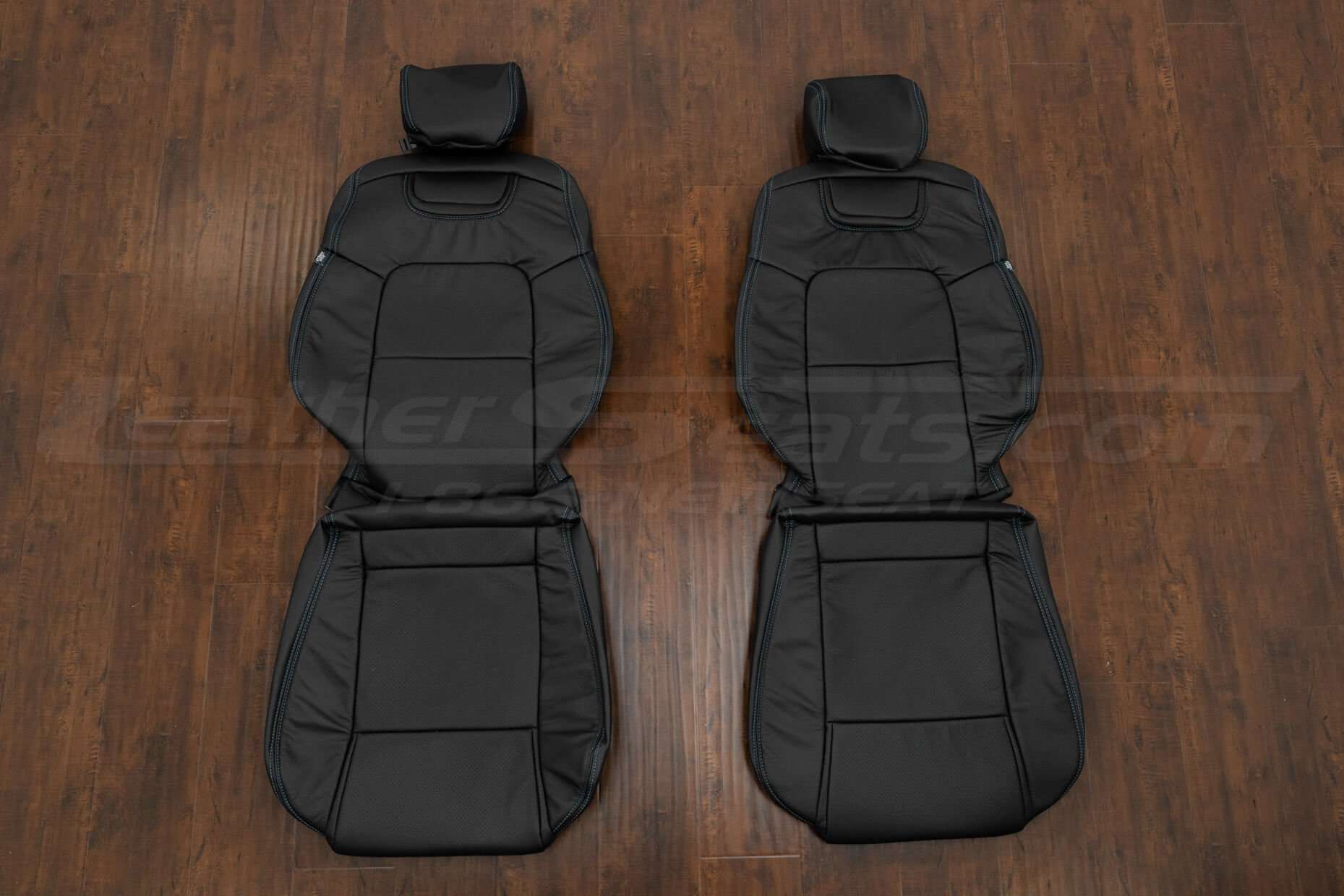 2008-2009 Pontiac G8 Leather Seat Interior Kit - Black - Front seat upholstery