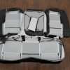 Back view of rear seat upholstery