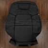 Front backrest upholstery in Black with Perforated Combo